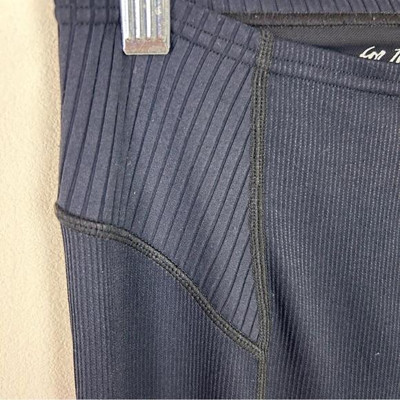 For Love & Lemons Dark Navy Stretch Payton Ribbed Leggings - Picture 9 of 14